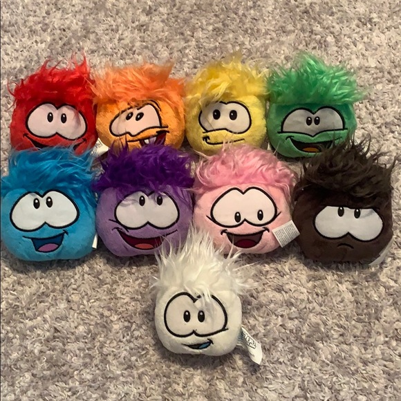 Disney Other Disney Club Penguin Puffle Plushies Poshmark